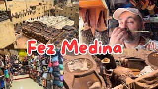 Fes Medina Tour - Fes - Morocco!! | 4K