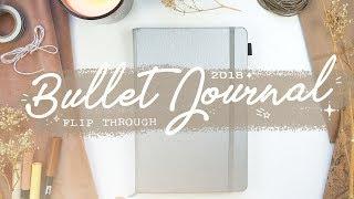 2018 BULLET JOURNAL FLIP THROUGH in my Rhodia Webnotebook (JANUARY - SEPTEMBER) // PLANT BASED BRIDE