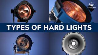 Types of Hard Lights - Fresnel vs Par vs Open Face Lights | Film Lighting Techniques