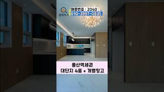 풍산역세권 & 수납 좋은 큰 방 4개 + 개인창고 #일산신축빌라 #일산복층빌라 #일산테라스빌라