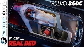 Volvo 360c - Autonomous Car with a REAL BED Inside - Driverless Self-Driving