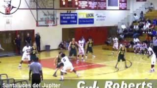 12/8/2009 Santaluces Chiefs vs Jupiter Warriors - CJ Roberts Highlights