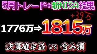 【5月トレード結果】＋39万