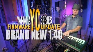 NEW Yamaha YC88 firmware update 1.40 Step by Step