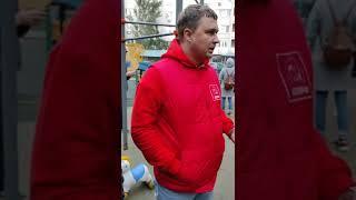 Полиция на встрече с кандидатом в депутаты. Самара. Абдалкин Михаил. КПРФ.