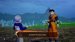 Gohan Trains Trunks Again & Invites Him To Dinner - Dragon Ball Z Kakarot Trunks The Warrior Of Hope