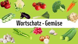 Deutsch lernen - Wortschatz: Gemüse