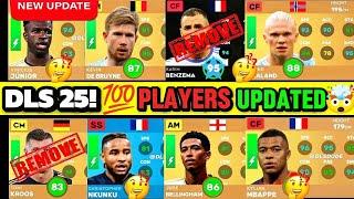 DLS 24 | New Updated Players Rating And Removed Players in DREAM LEAGUE SOCCER 2024.