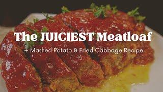 THE BEST MEATLOAF EVER! |  FULL DINNER OLD-SCHOOL RECIPE TUTORIAL