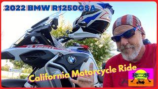 The 2022 BMW R1250GS Adventure Rallye Edition on a California Motorcycle Ride