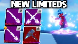 New BUTTERFLY LIMITEDS Showcase In Roblox Blade Ball