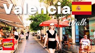 Valencia, Spain  - 4K-HDR Walking Tour Summer | Best City for Expats