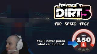 What is the fastest car on Dirt 5? (Top Speed Test)