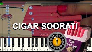 Zed Bazi | Cigar Soorati Piano Tutorial Amozesh آموزش پیانو زد بازی سیگار صورتی