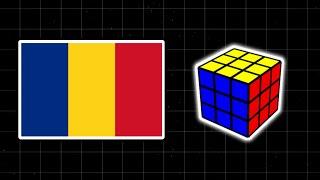 ROMANIA FLAG on the Rubik’s Cube 3x3 