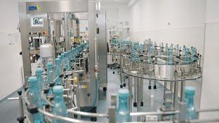 STM GROUP filling line with a capacity of 4,500 bottles per hour