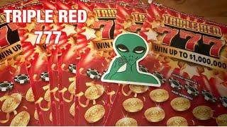 Brand New Triple Red 777’s Tickets‼️ California Lottery Scratchers