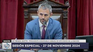  SESIÓN COMPLETA: 27 de noviembre de 2024 - CIBERAPUESTAS Y LUDOPATÍA | Diputados Argentina