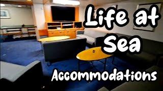 Accommodations on a Ship at Sea