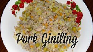 Pork Giniling / Ground Pork with potatoes and carrots / How to cook pork giniling