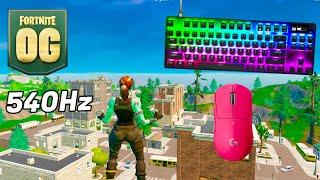 SteelSeries Apex Pro TKL ASMR  Fortnite OG Ranked Reload  Satisfying Keyboard Fortnite 360 FPS 4K