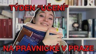 TÝDENNÍ VLOG STUDENTKY NA PRÁVNICKÉ FAKULTĚ UK (1. ročník)