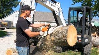 #148 Cutting Firewood equals Happyness....