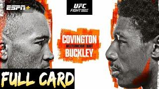 UFC Tampa Predictions Covington vs Buckley Full Card Betting Breakdown