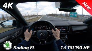 Škoda Kodiaq SportLine FL 2022 - POV & FULL Review 4K | 1.5 TSI 150 HP, DSG, Consumption, 0-100