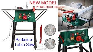 Parkside Table Saw PTKS 2000 G5 TESTING FULL REVIEW