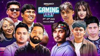 1 Lakh Prize Pool / 5v5 Streamers Valorant Tournament / Valorant Live #AmazonGamingFest