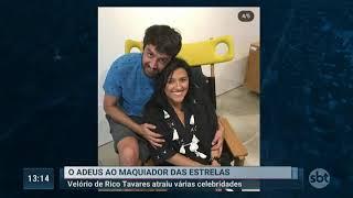 Adeus ao maquiador Rico. Artistas foram ao enterro de Ricardo Tavares. Polícia investiga a morte