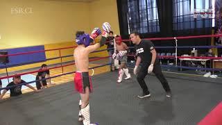 Michael Condori (Azul) Vs Nicolas Inostroza (Red) muay thai amateur