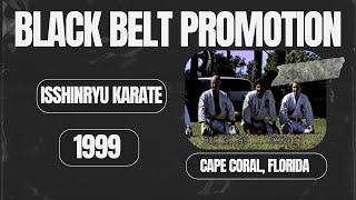 Isshinryu Karate | Black belt promotion | 1999