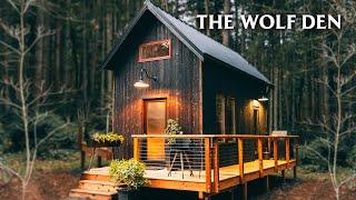 Space Saving 280sqft Tiny House Interior // Wolf Den Cabin