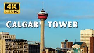 Calgary Tower, Canada in 4k Ultra HD