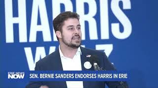 U.S. Senator Bernie Sanders Visits Erie High School, Endorses Kamala Harris at Rally