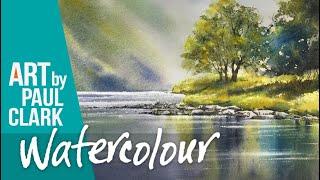 How to paint reflections in watercolour by Paul Clark