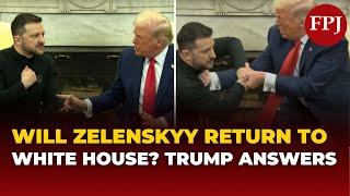 Reporter Asks Trump About Zelenskyy's Next Visit To White House After Clash, US President says...