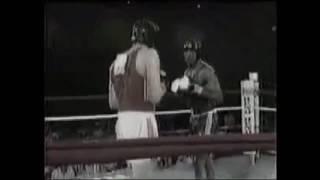 Teofilo Stevenson vs Ulli Kaden (GDR). Preliminaries World Championship 1986 Reno/USA