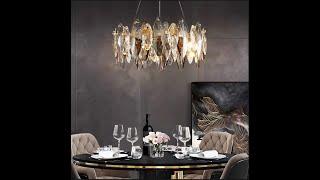 Contemporary Crystal Chandelier For Living Dining Room