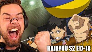 ENNOSHITA MY BOY!!!| COLLEGE VOLLEYBALL PLAYER REACTS TO  SEASON 2 EPISODE 17&18