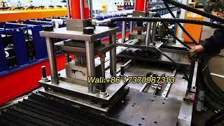 Full Automatic Louver Shutter Door Roll Forming Machine Metal Rolling Shutter Machine