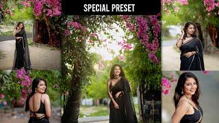 Special outdoor preset | Free lightroom preset | Special outdoor lightroom preset | Free download |