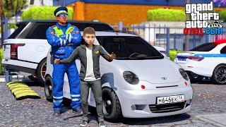 ОТЕЦ И СЫН В GTA 5 - СЫН ПОПАЛ В ТЮРЬМУ ЗА ЕЗДУ БЕЗ ПРАВ НА МАТИЗЕ! ВЫТАЩИЛ СЫНА ИЗ ТЮРЬМЫ! ВОТЕР