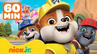 Rubble & Crew | Rubble salta e costruisce tutto il giorno! Wheeler, Mix e Charger | Nick Jr. Italia