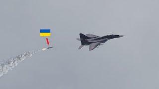 Ukrainian missile strike hits MiG-29 Russian fighter Jet, pilot and co-pilot died instantly | ARMA