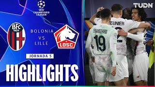 HIGHLIGHTS - Bolonia vs Lille | UEFA Champions League 24/25 | TUDN