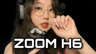 ASMR | Testing my New Mic!! ZOOM H6 ~ Close Breathy Whispers & Trigger Assortment HIGH SENSITIVITY!