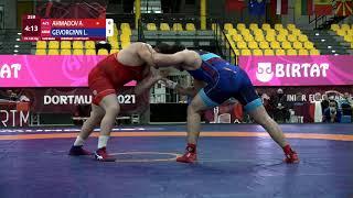 GOLD FS - 125 kg: A. AHMADOV (AZE) v. L. GEVORGYAN (ARM)